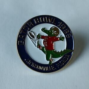 1985 Gator Bowl Pin Florida State, Oklahoma State College Football NCAA